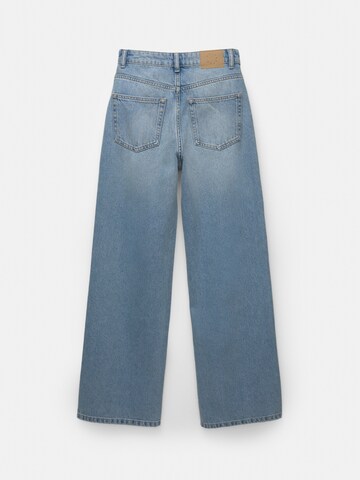 Wide leg Jeans di Pull&Bear in blu