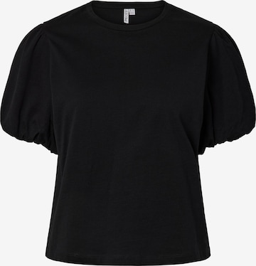 PIECES Shirt in Zwart: voorkant
