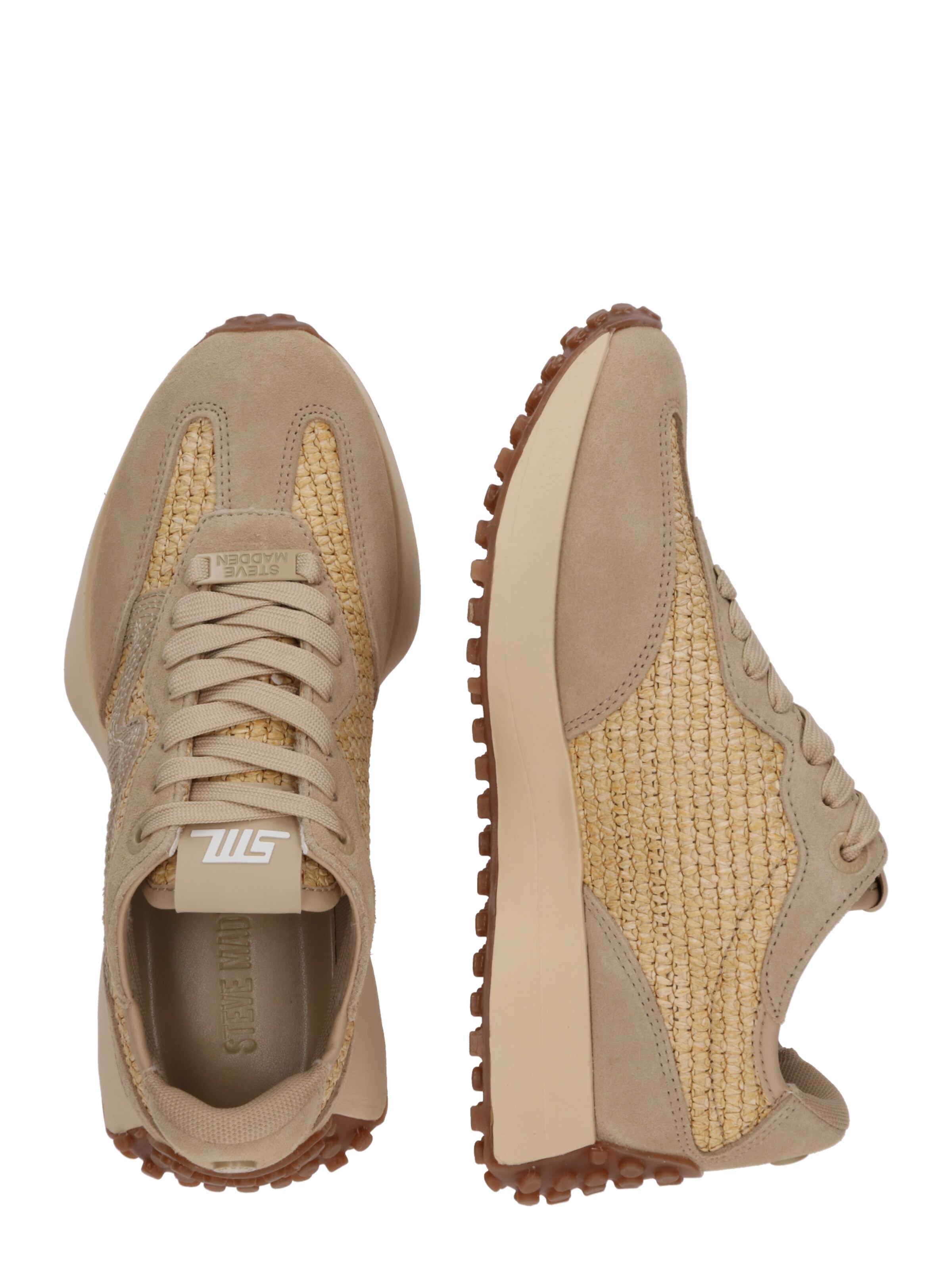 Baskets basses 'Capitale' STEVE MADDEN en marron : sur le côté