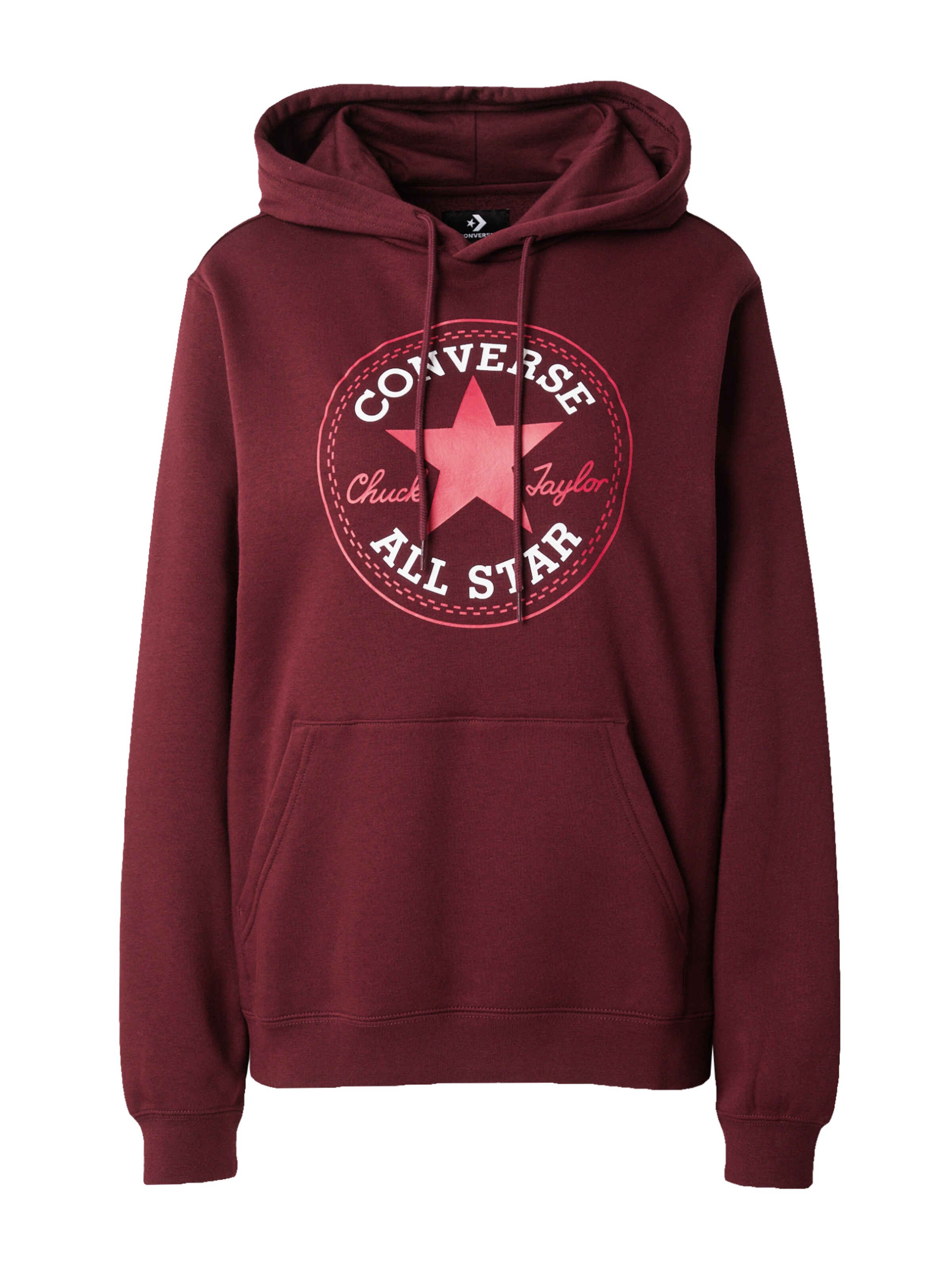 CONVERSE Sweatshirt 'Go-To All Star' in Rot: Vorderseite