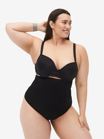 Zizzi - Cueca modeladora em preto: frente