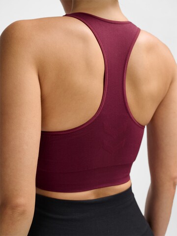 Bustier Soutien-gorge de sport 'Tif' Hummel en rouge