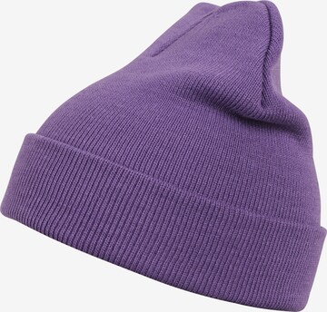 MSTRDS Beanie in Purple: front