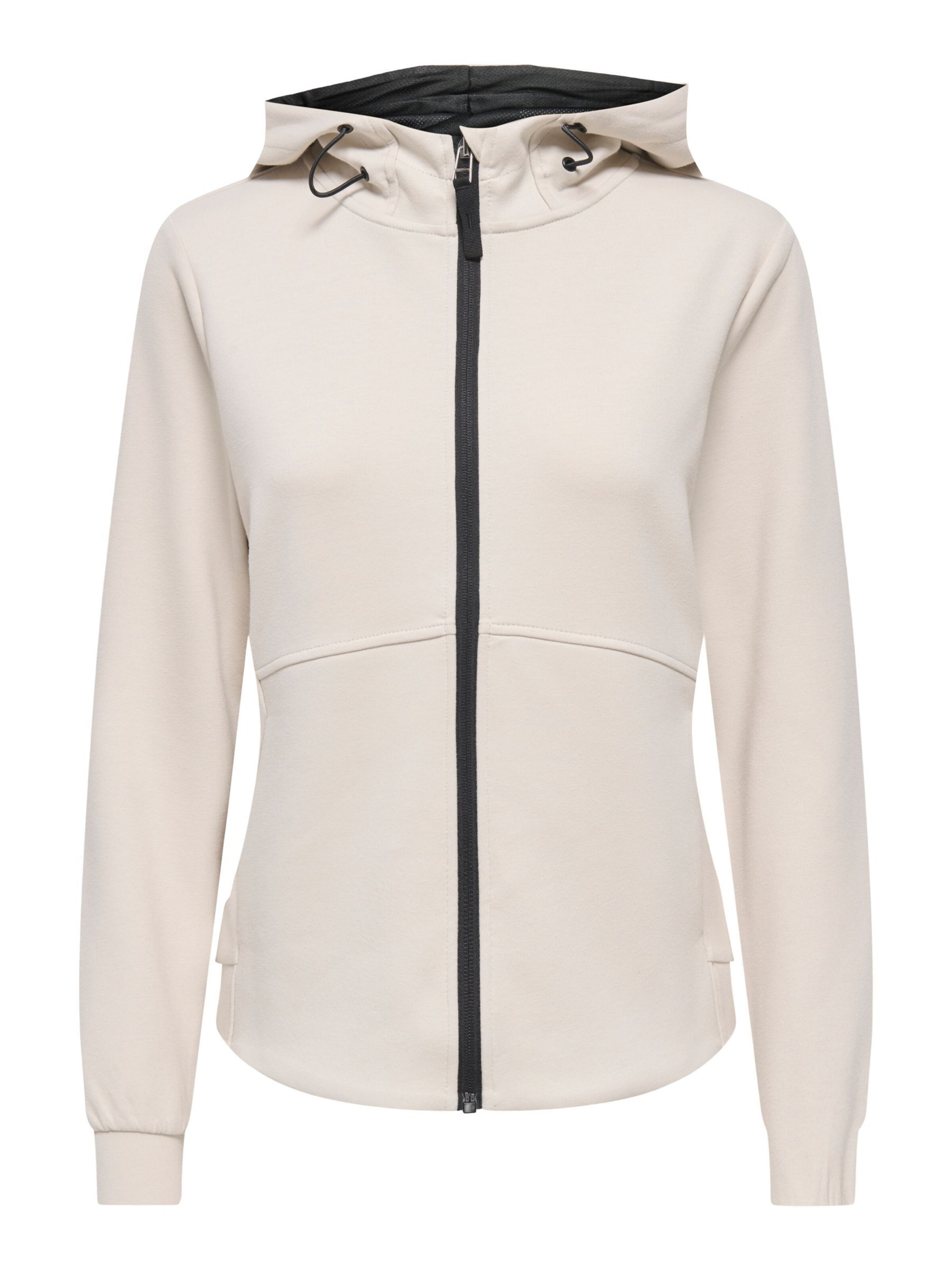 ONLY PLAY Sweatvest 'PETA' in Beige: voorkant