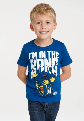 LOGOSHIRT T-Shirt "Grobi" in Blau: Vorderseite
