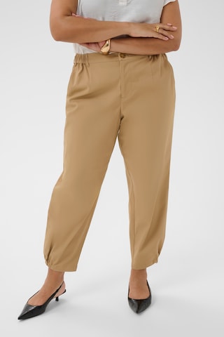 KAFFE CURVE Regular Hose 'KCvicky' in Braun