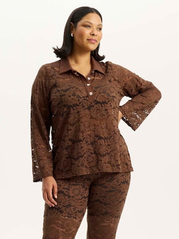 Anyday Shirt 'Teresia 481' in Brown