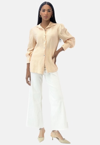 Elara Bluse in Beige