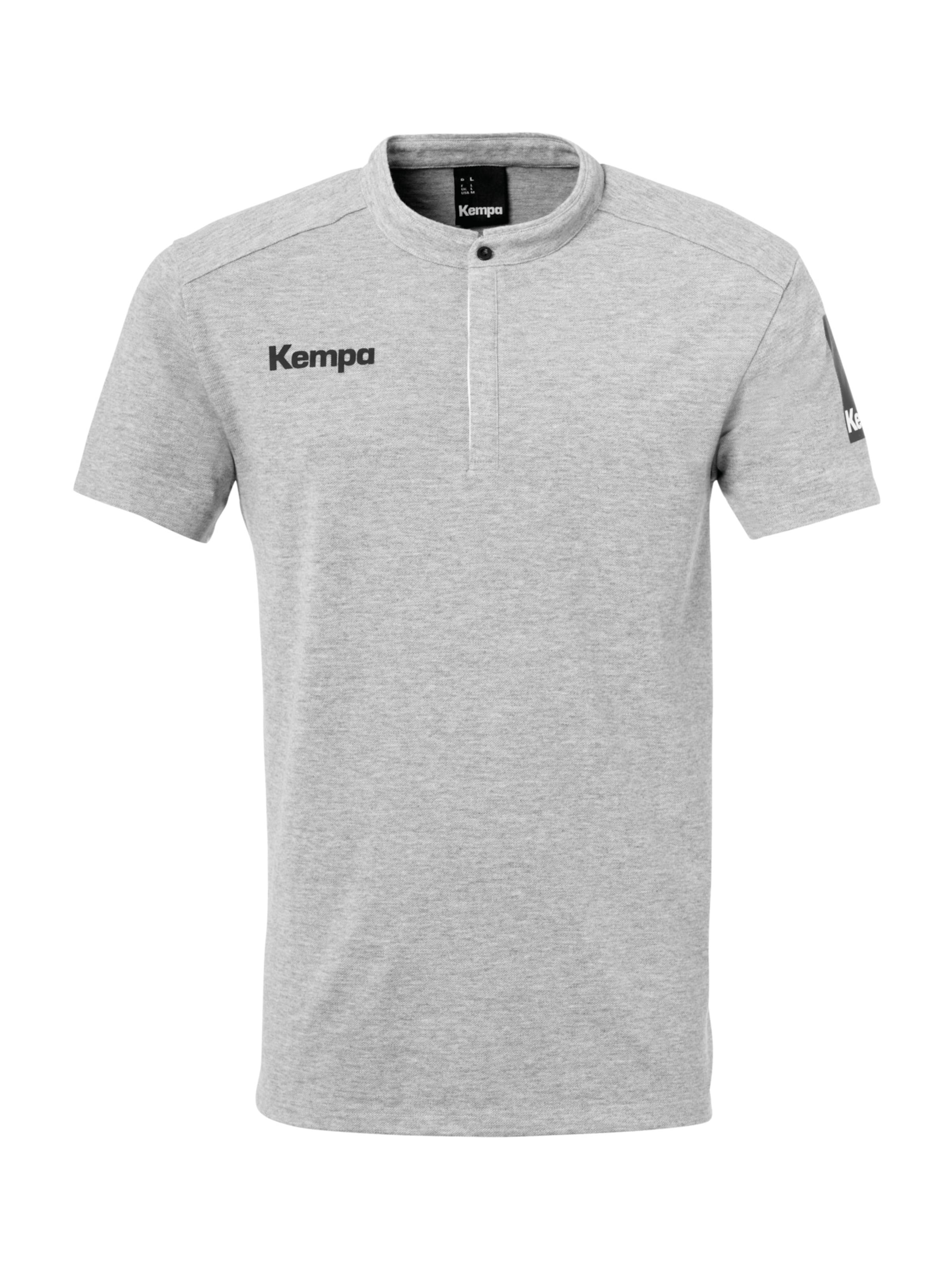 KEMPA Funkcionalna majica | siva barva: sprednja stran