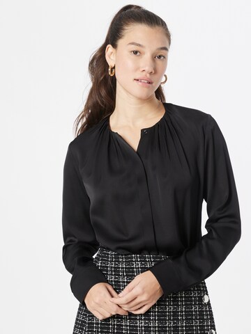 Camicia da donna 'Banorah' di BOSS in nero: frontale