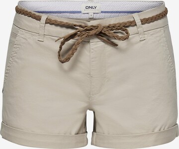 ONLY Regular Chino 'Evelyn' in Beige: voorkant