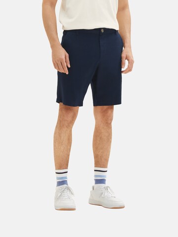 TOM TAILOR Regular Shorts in Blau: predná strana