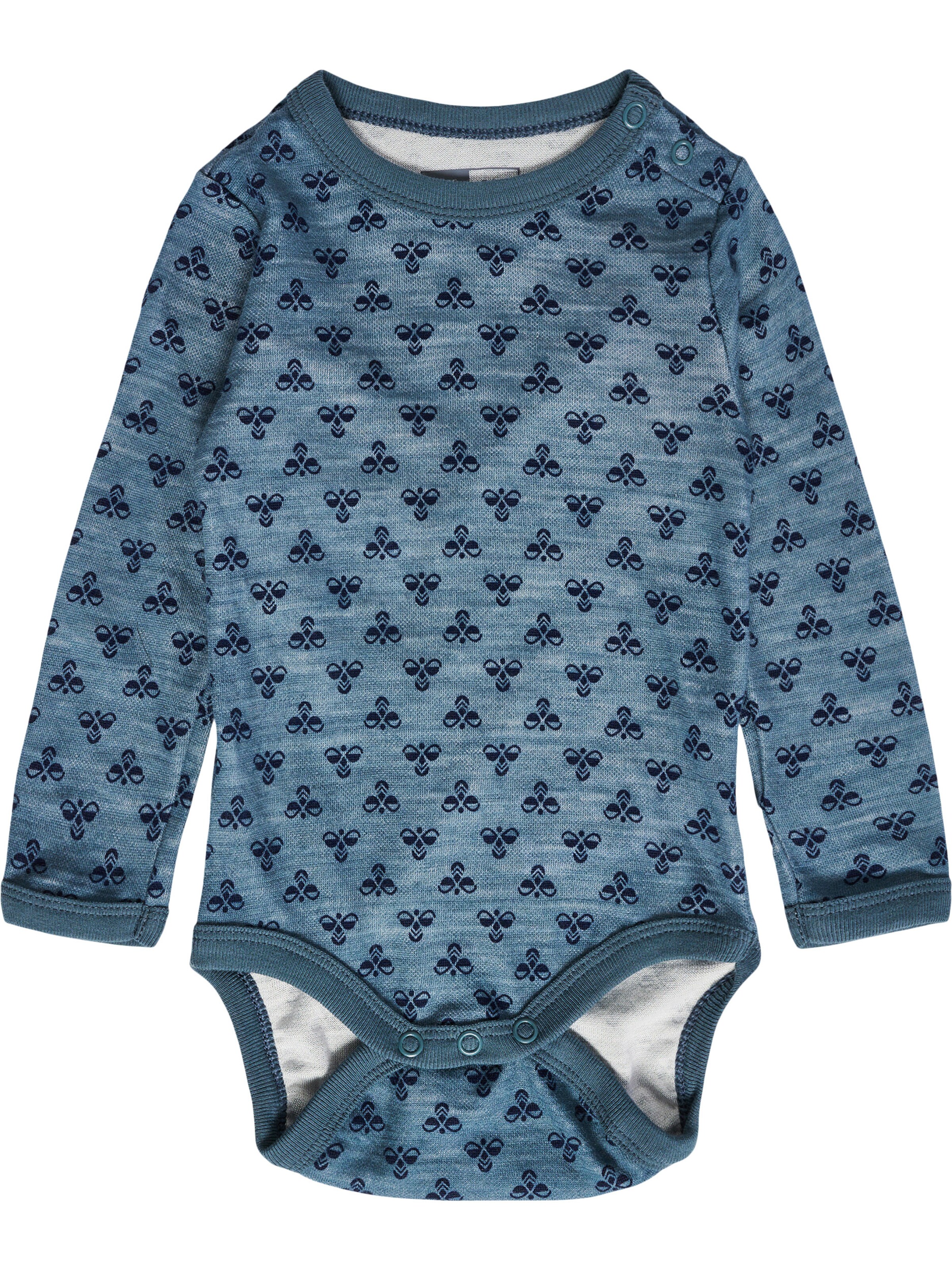 Hummel Rompertje/body in Blauw: voorkant