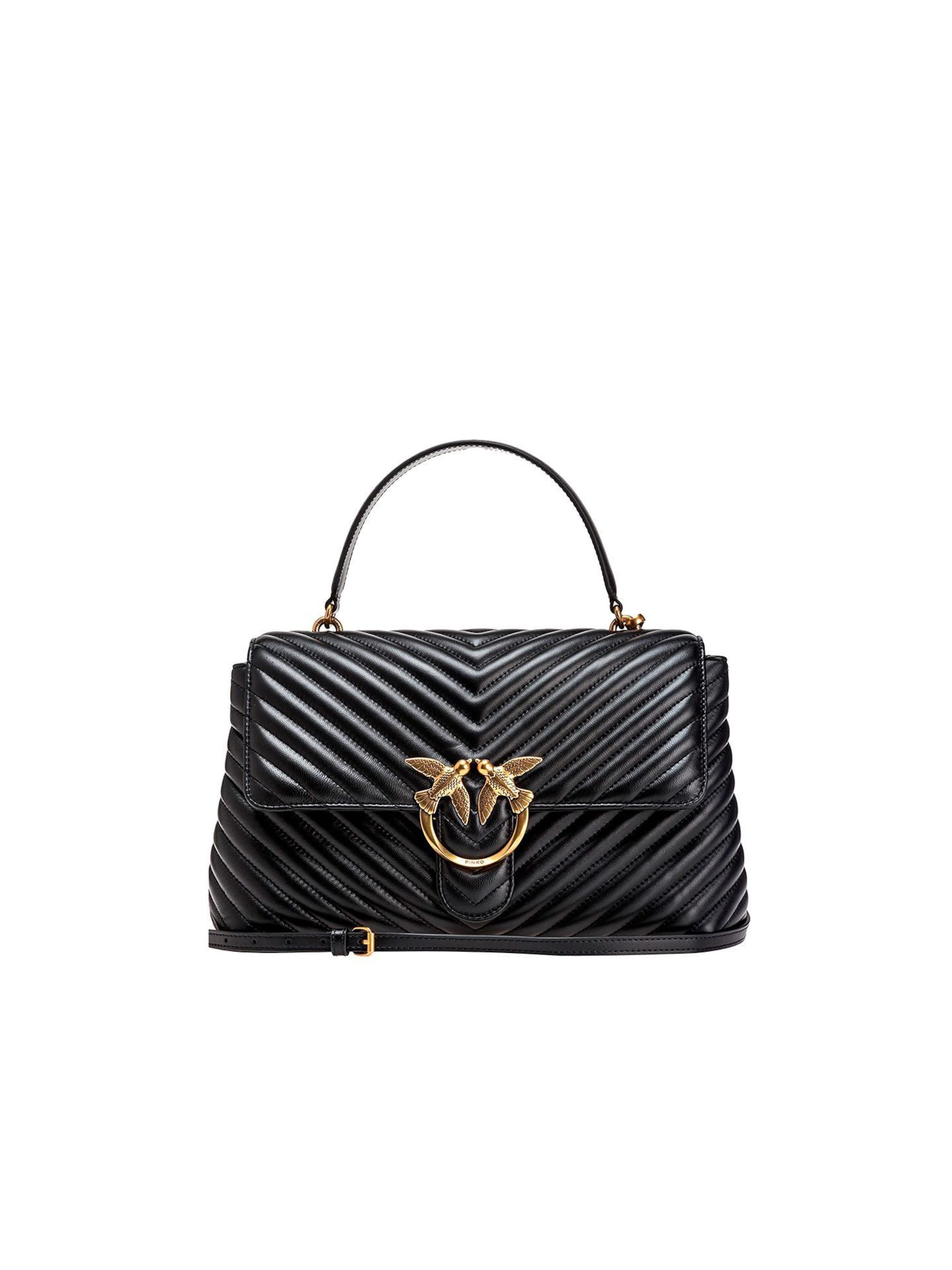 PINKO Handbag in Black: front