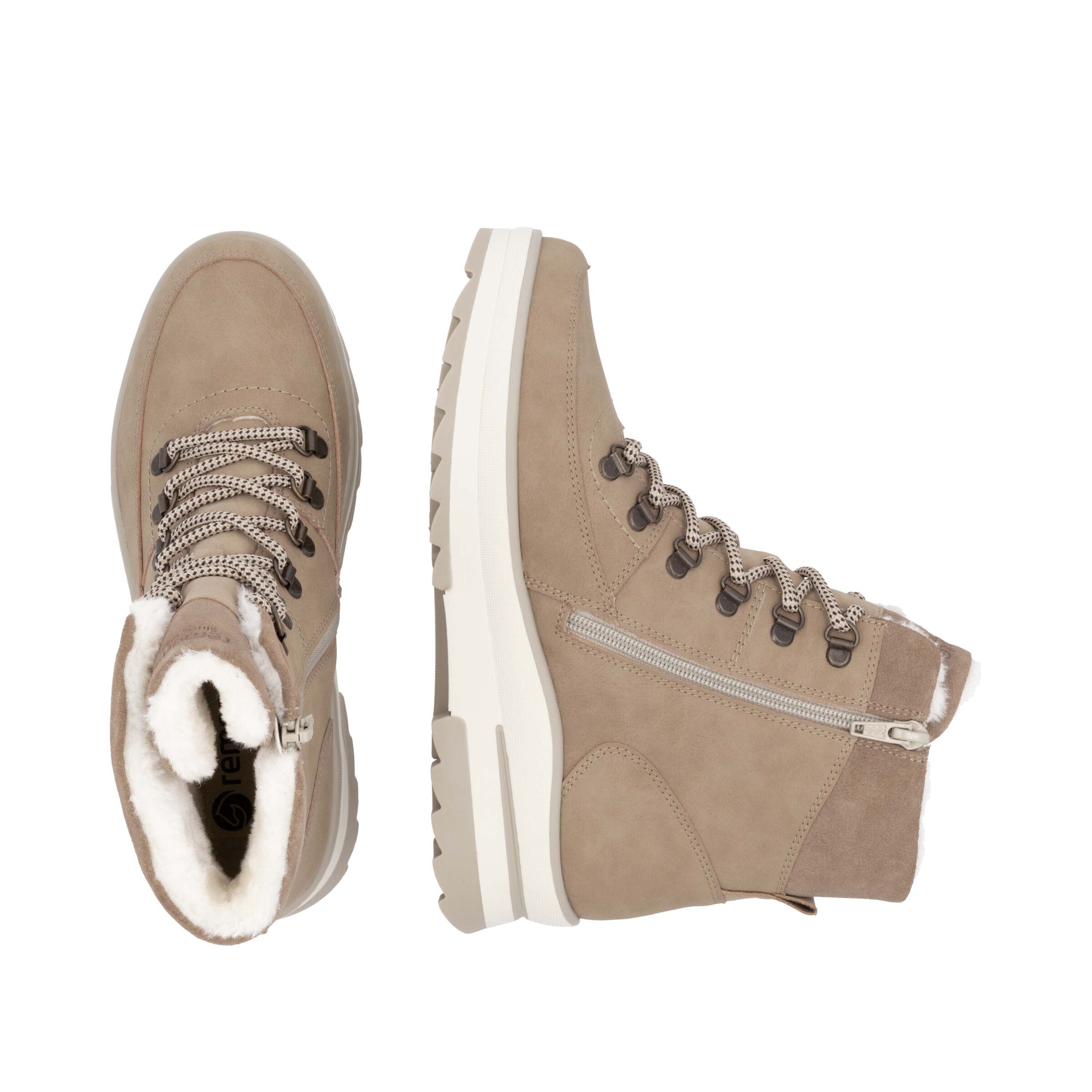 Bottes à lacets REMONTE en marron