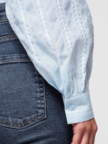 Ombre Bluse‌‌‌‌ in Blau