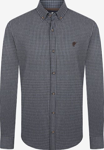 Coupe regular Chemise 'SEZAR' DENIM CULTURE en gris : devant