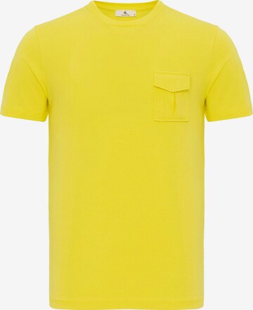 T-Shirt Daniel Hills en jaune : devant