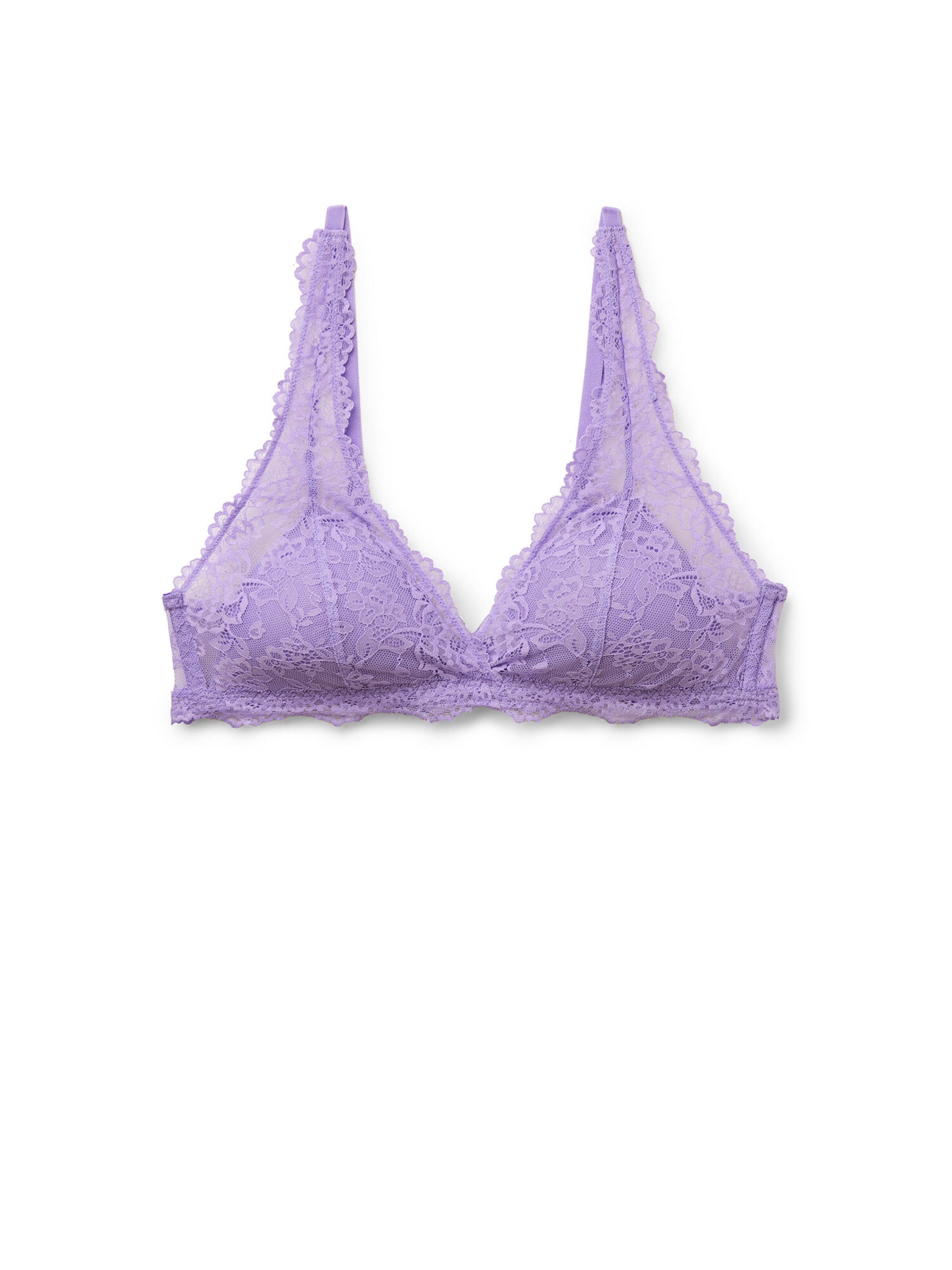 Tezenis Triangle Bra 'Havana' in Purple: front