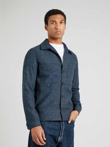 JACK & JONES Přechodná bunda 'JPRWINTER' – modrá: přední strana