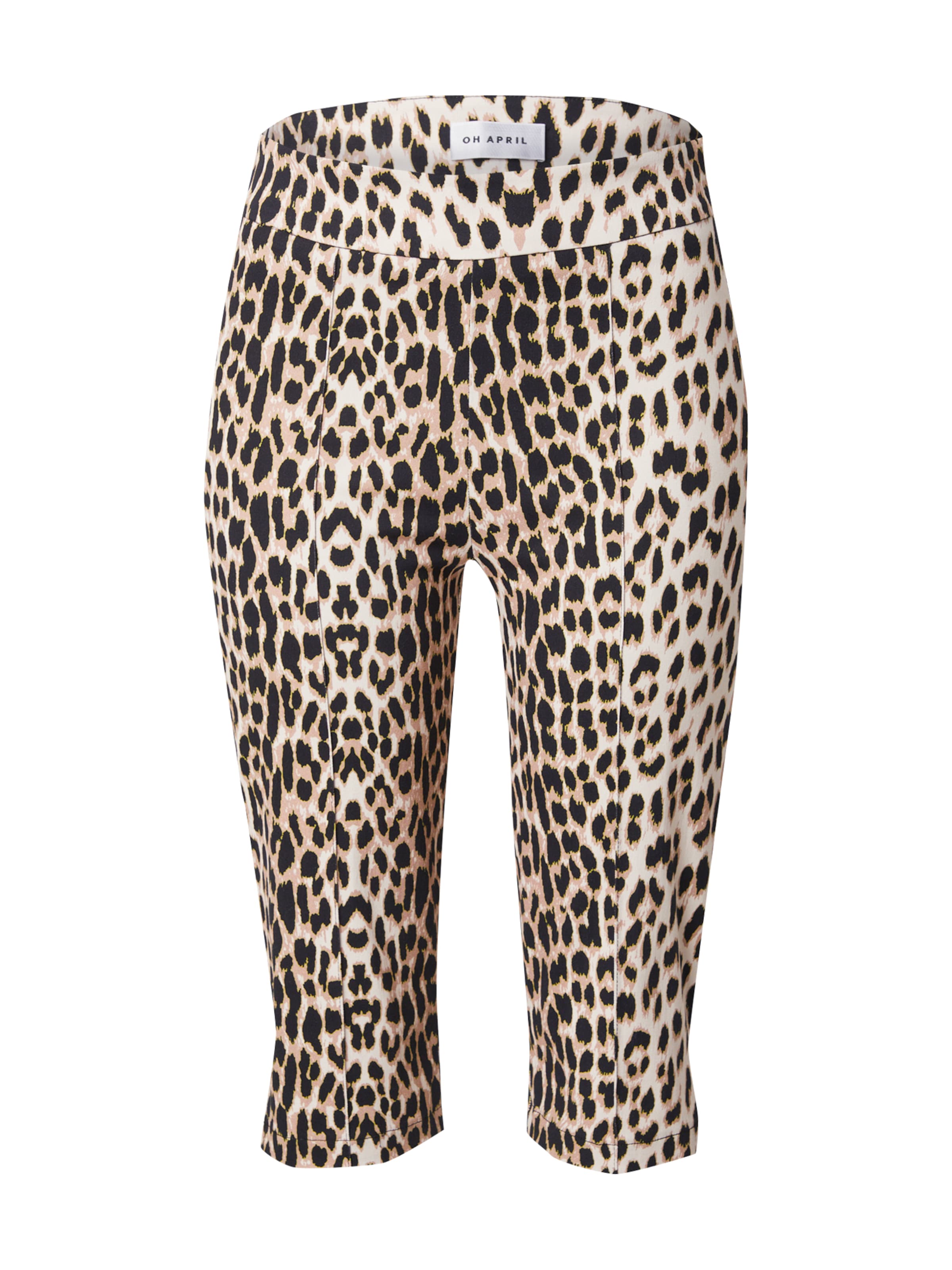 Coupe slim Pantalon 'Clove' OH APRIL en beige : devant