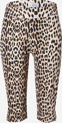 OH APRIL Slimfit Housut 'Clove' värissä beige: etupuoli