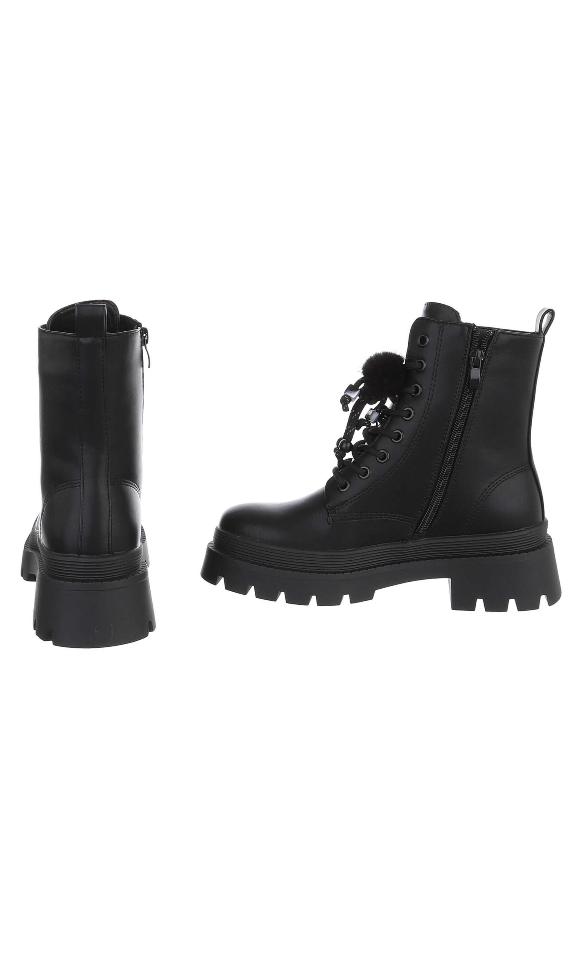 Ital-Design Stiefelette in Schwarz
