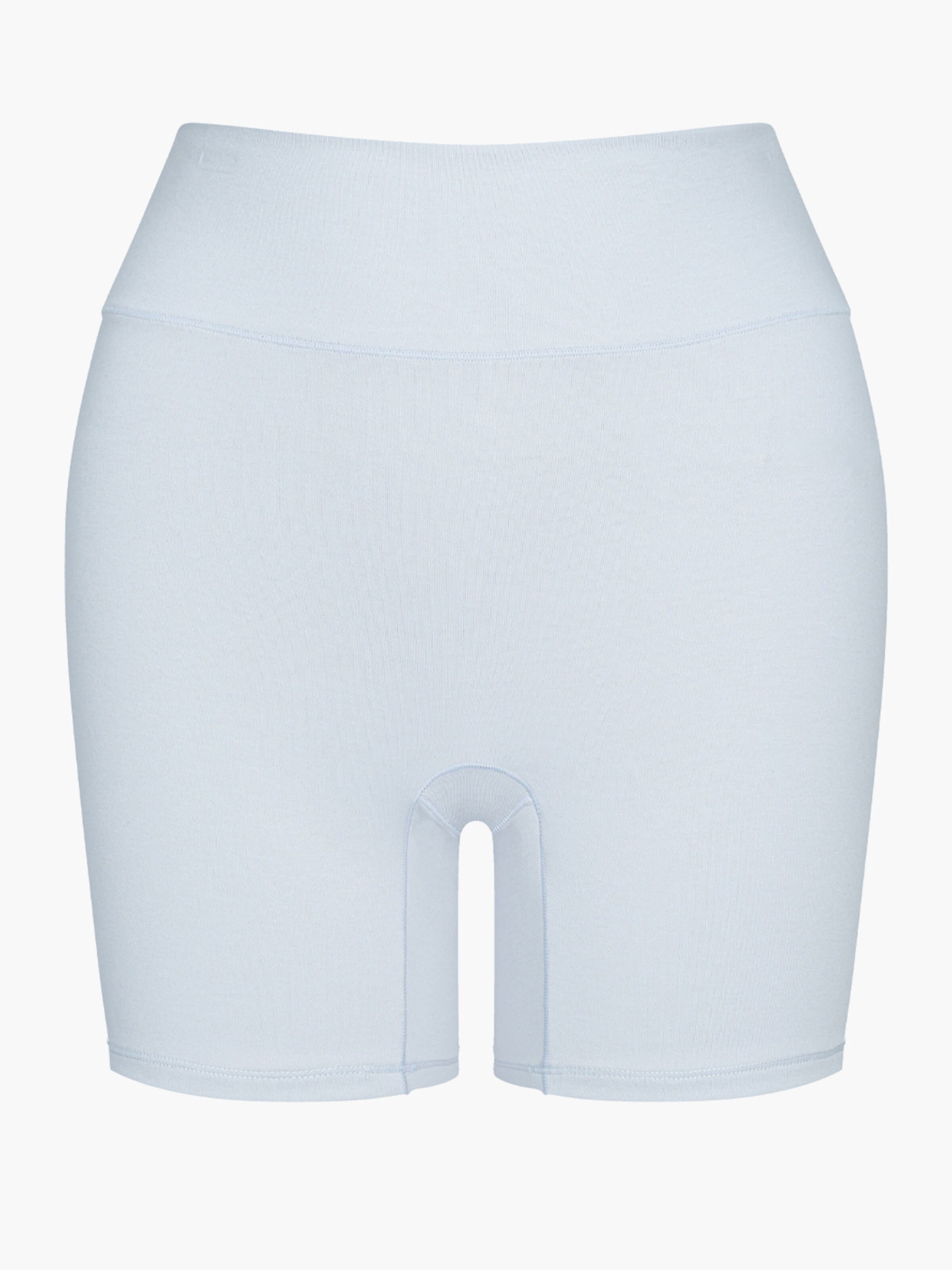 Pantaloni 'Cotton High-Waist Shorts' di cfab in blu: frontale