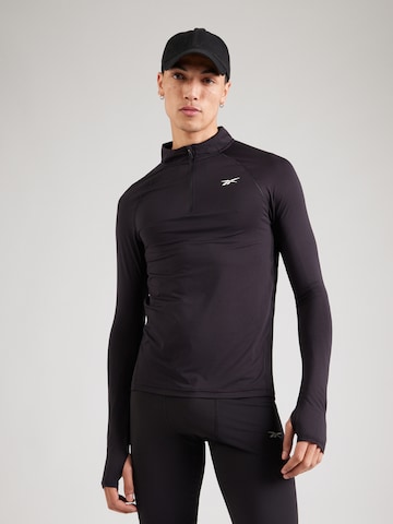 Reebok Λειτουργικό μπλουζάκι 'ROCKY' σε μαύρο: μπροστά