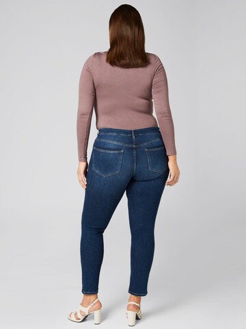 Skinny Jean 'Sarah' Guido Maria Kretschmer Curvy en bleu : derrière