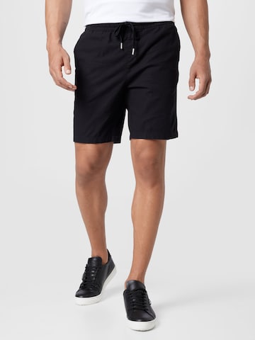 Matinique Normální Kalhoty 'Barton' – černá: přední strana