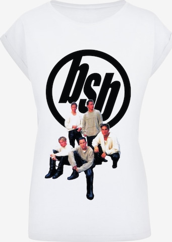 Merchcode Shirt 'Backstreet Boys' in White: front