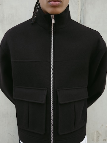 Bershka Between-Season Jacket in Black