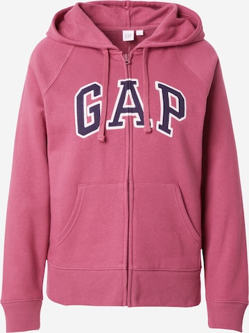 GAP Sweatvest in Roze: voorkant