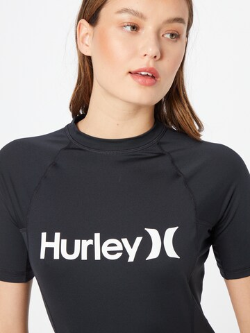 HurleyTehnička sportska majica - crna boja