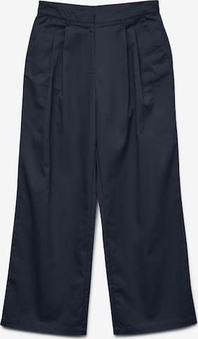 VERO MODA Pleat-front trousers 'AWSOVINA' in Blue: front