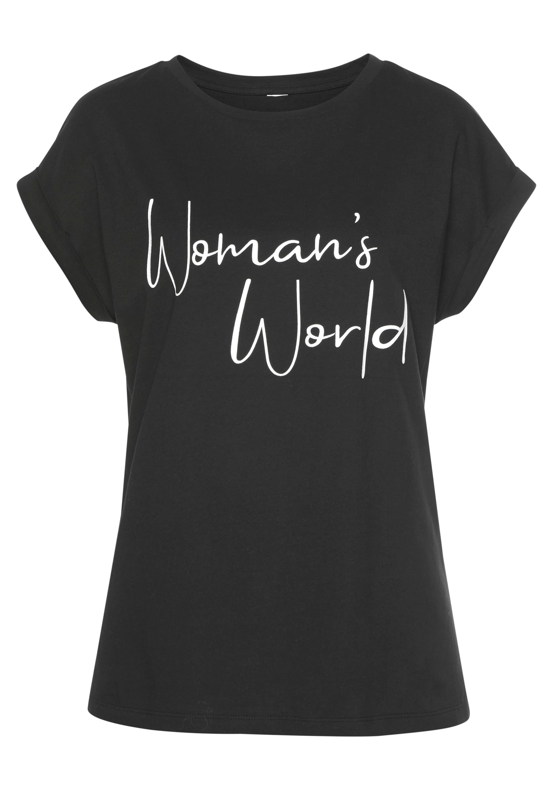 Frauen Shirts & Tops LASCANA T-Shirt in Schwarz - KB42241 Frauen Shirts & Tops LASCANA T-Shirt in Schwarz - KB42241