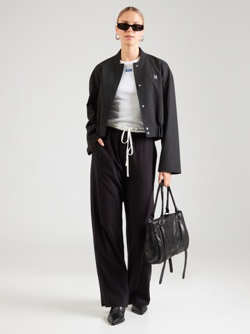 HUGO Prechodná bunda 'Asilal' - Čierna