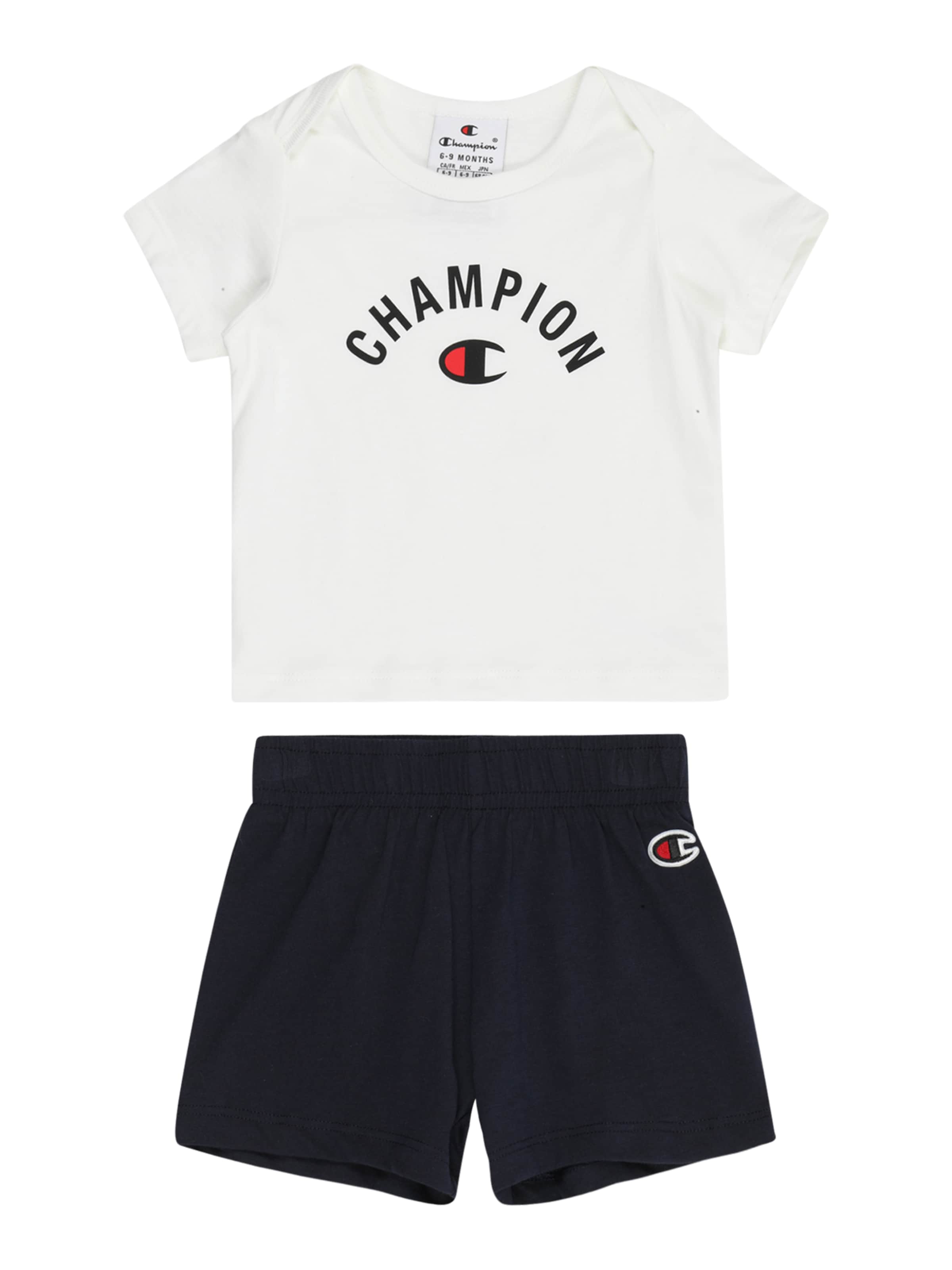 Champion Authentic Athletic Apparel Костюм для бега в Белый: спереди