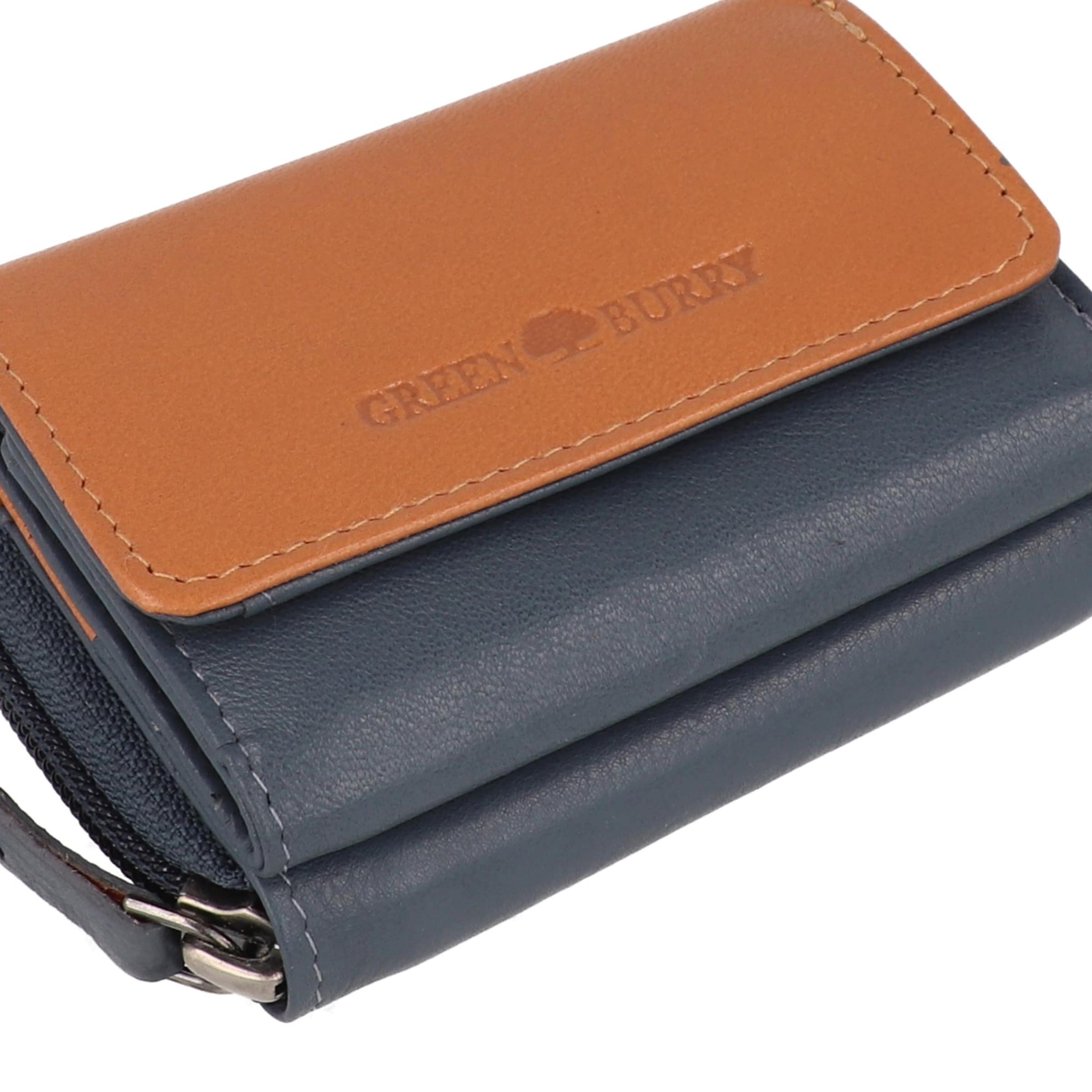 GREENBURRY Portemonnaie 'Nappa' in Braun
