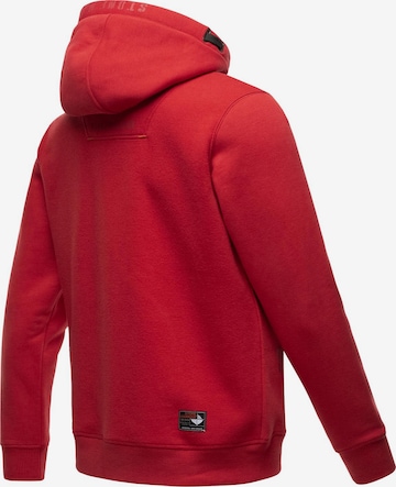 sarkans STONE HARBOUR Sportisks džemperis 'Funny Finch'