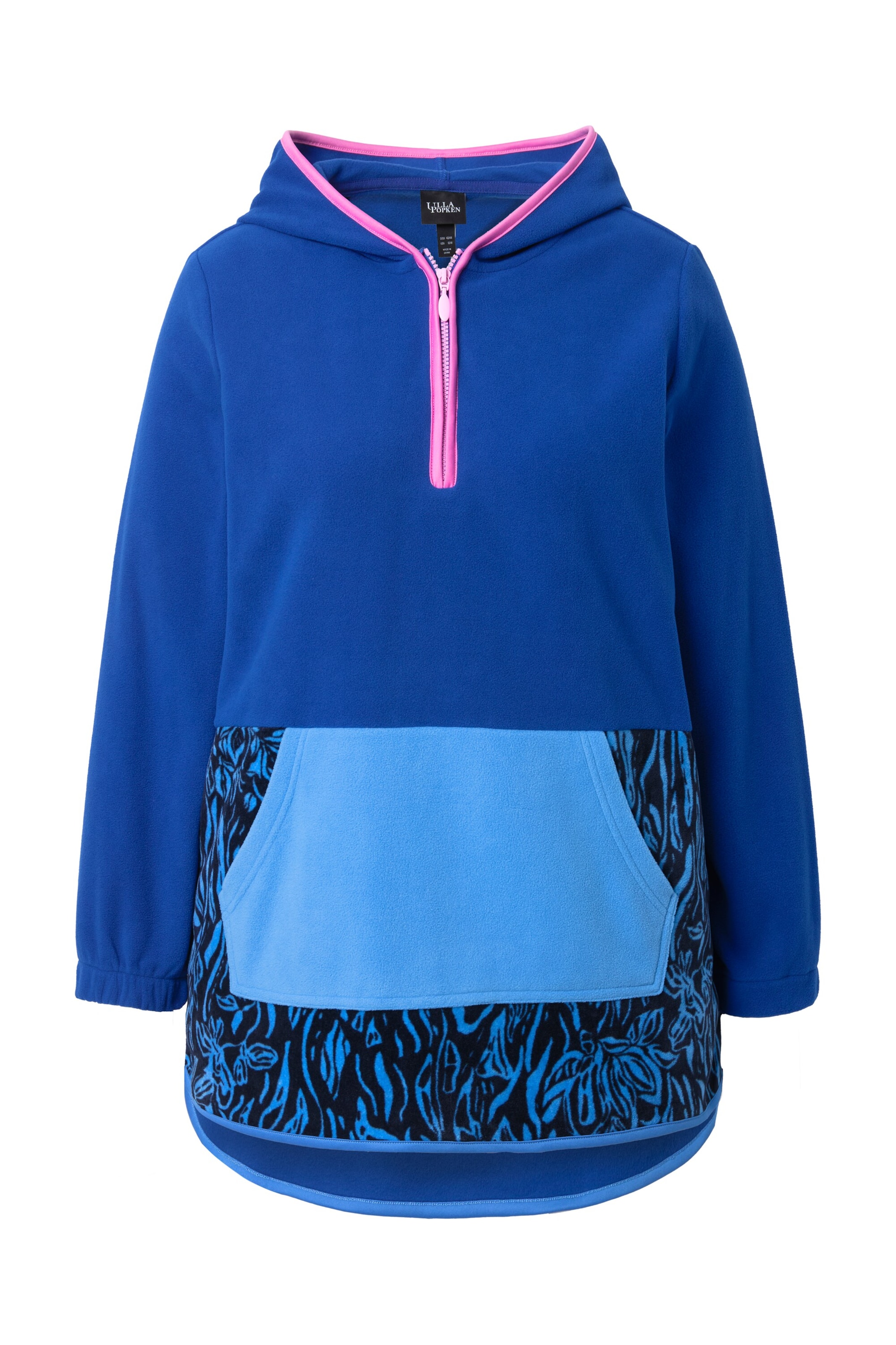 Ulla Popken Sweatshirt in Blau: Vorderseite