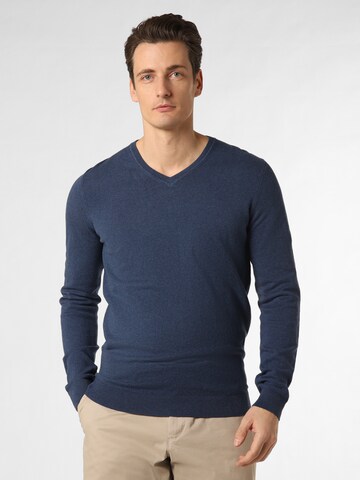 Finshley & Harding Pullover in Blau: predná strana