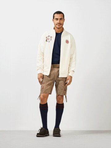 FC BAYERN MÜNCHEN FC Bayern München Zip-Jacke in Weiß
