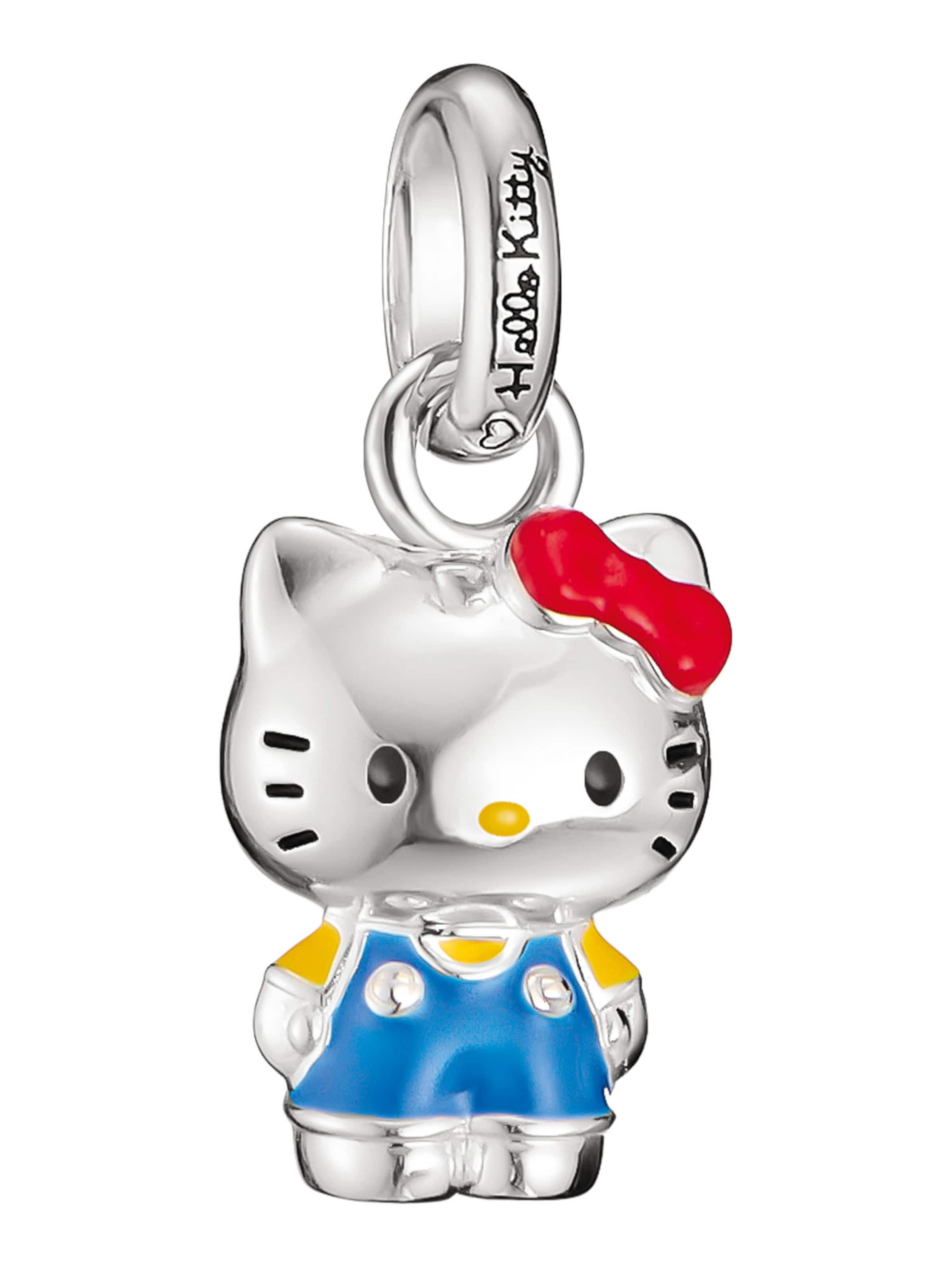 Thomas Sabo Hello Kitty Charm – Connect in Blau: Vorderseite