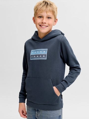 Sweat 'JCOFUSION' Jack & Jones Junior en bleu : devant