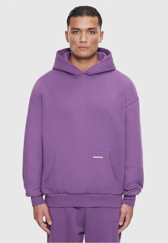 Sweat-shirt 'Bazix Republiq' Dropsize en violet : devant