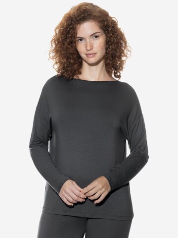 Mey Schlafshirt 'Pure Chic'‌‌‌ in Grau: Vorderseite