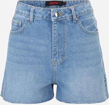 Misspap Regular Jeans in Blauw: voorkant