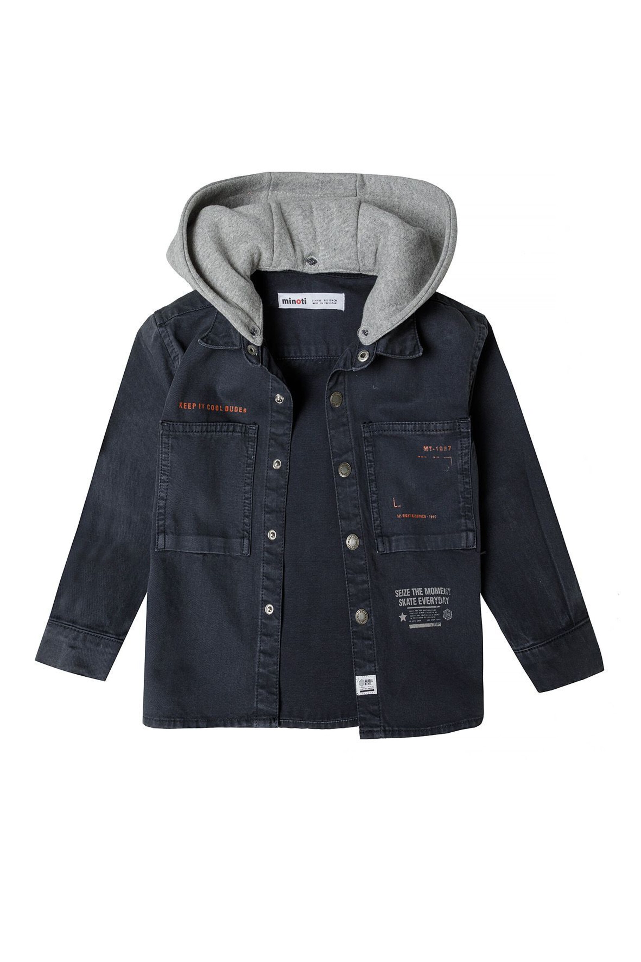 MINOTI Regular fit Преходно яке в синьо